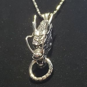Stainless Steel Dragon Necklace